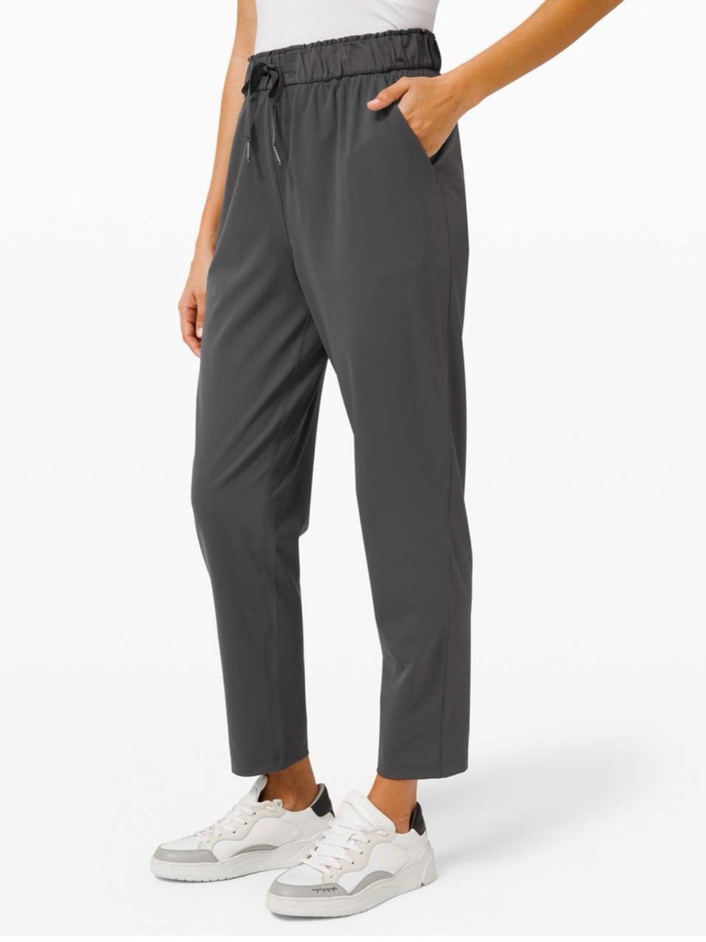 Lululemon Athletica Stretch High-Rise Pant 27”, graphite gray size 6